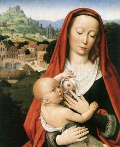 Mary-feeding-Jesus