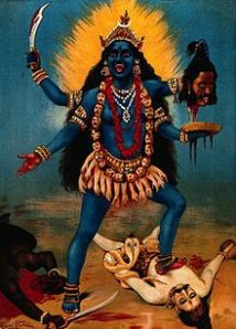 Kali, goddess of destruction.